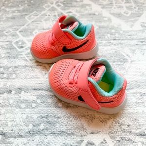 Baby Nikes Hot Coral